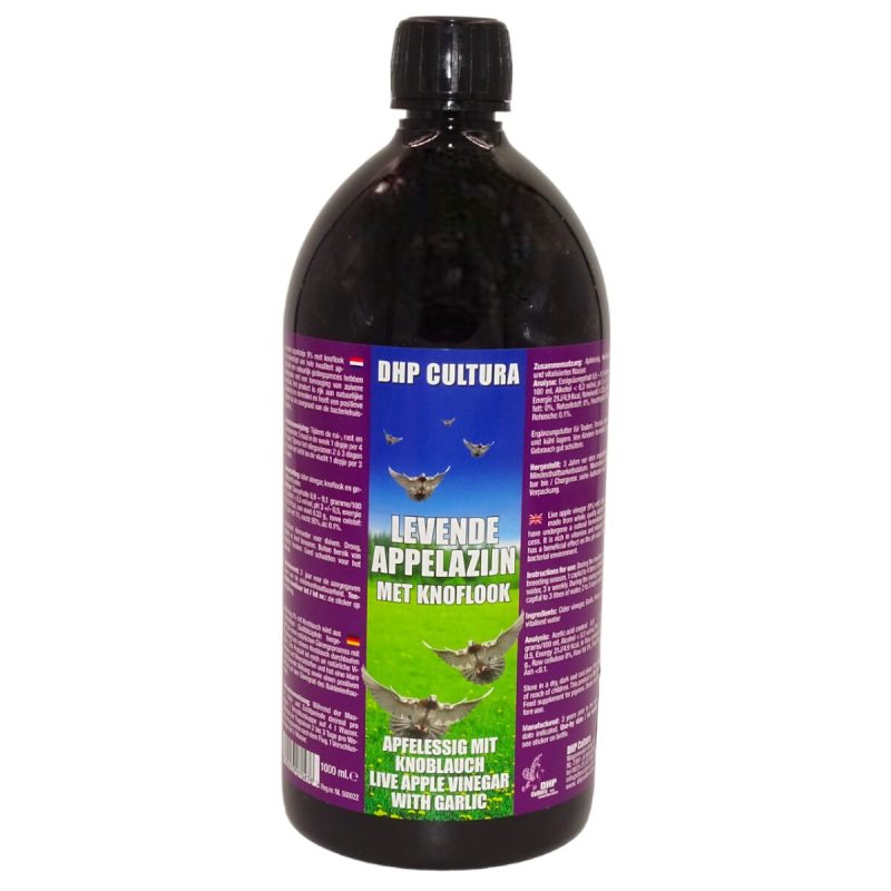 DHP Cultura Oțet Viu de Mere cu Usturoi – 1000 ml